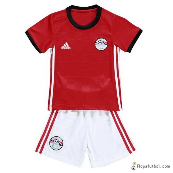 Camiseta Egipto Replica Primera Ropa Niños 2018 Rojo